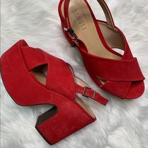 SCHUTZ PLATFORM HEELS